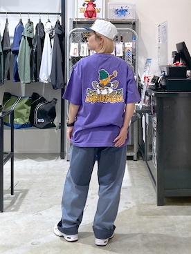 沼田亜樹さん（レディース・156cm）の春コーディネート