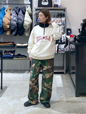 沼田亜樹さん(レディース・156cm)の冬コーディネート