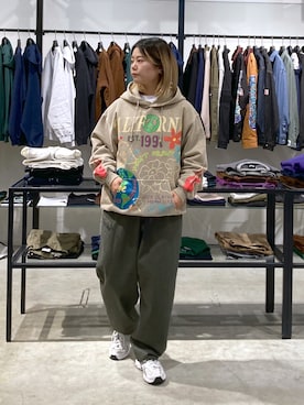 沼田亜樹さん(レディース・156cm)の秋コーディネート