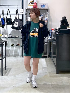 沼田亜樹さん(レディース・156cm)の秋コーディネート