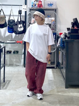 沼田亜樹さん(レディース・156cm)の夏コーディネート