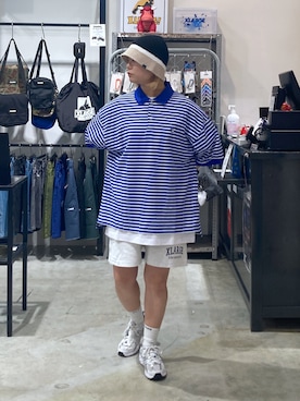 沼田亜樹さん（レディース・156cm）の夏コーディネート