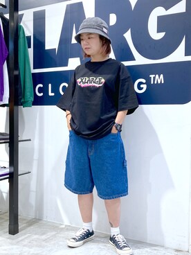 沼田亜樹さん（レディース・156cm）の夏コーディネート