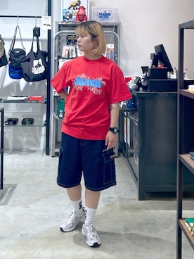 沼田亜樹さん(レディース・156cm)の夏コーディネート
