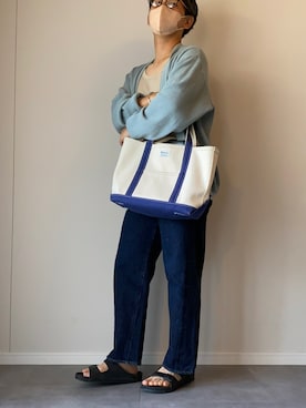 「FACTOTUM（ファクトタム）のアイテム（アクセサリー）」を使った、凡人の服さん（メンズ・174cm）の夏コーディネート