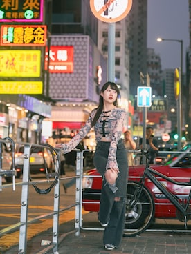 篠崎かりんさん（レディース・162cm）の春コーディネート