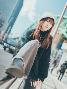 篠崎かりんさん（レディース・162cm）の春コーディネート