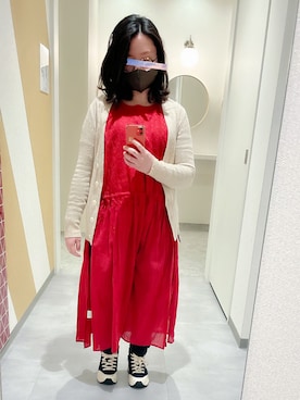 「チャイハネ（チャイハネ）のアイテム（ワンピース/ドレス）」を使った、smallさん（レディース・145cm）の冬コーディネート
