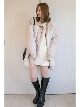 honasanさん（レディース・163cm）の冬コーディネート