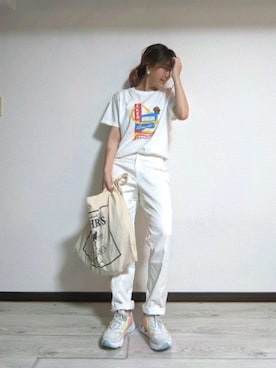 「anatelier（アナトリエ）のアイテム」を使った、spica0730さん（レディース・154cm）の夏コーディネート