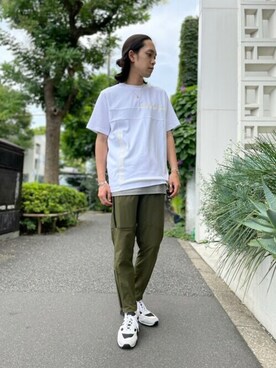 「ZDA（ゼットディーエー）のアイテム」を使った、古屋さん（メンズ・170cm）の秋コーディネート