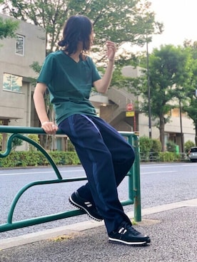 「ZDA（ゼットディーエー）のアイテム」を使った、古屋さん（メンズ・170cm）の夏コーディネート