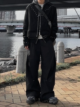 「CASPER JOHN（キャスパージョン）のアイテム（その他パンツ）」を使った、ひろさん（メンズ・176cm）の秋コーディネート