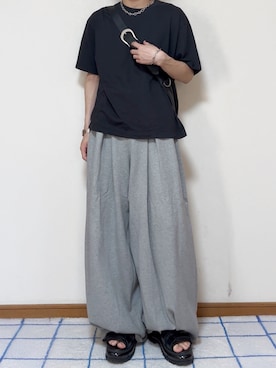 「EPNK（イーピーエヌケー）のアイテム」を使った、ひろさん（メンズ・176cm）の夏コーディネート