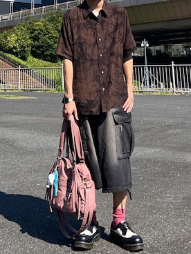 「アイテム（デジタル腕時計）」を使った、ひろさん（メンズ・176cm）の夏コーディネート