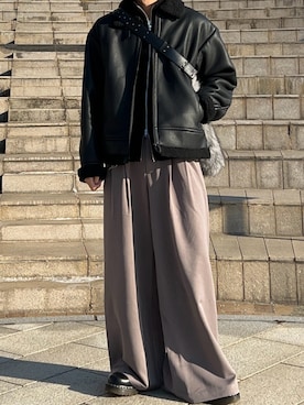 「アイテム（その他シューズ）」を使った、ひろさん（メンズ・176cm）の秋コーディネート