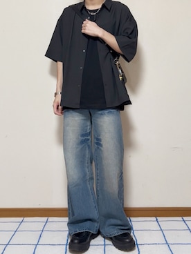 「tk.TAKEO KIKUCHI（ティーケータケオキクチ）のアイテム（バッグ）」を使った、ひろさん（メンズ・176cm）の春コーディネート