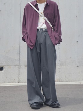 「グラフィックＴ」｜「アイテム（その他）」を使った、Hiroさん（メンズ・176cm）の秋コーディネート