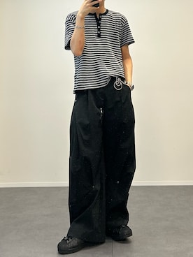 「SBG（エスビー）のアイテム」を使った、ひろさん（メンズ・176cm）の夏コーディネート