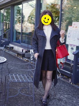 「VIS（ビス）のアイテム（トップス）」を使った、miyamiya26さん（レディース・168cm）の冬コーディネート