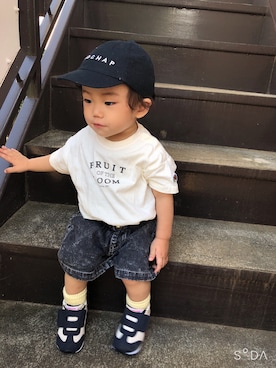 そうぱんまんさん（キッズ・70cm）の夏コーディネート