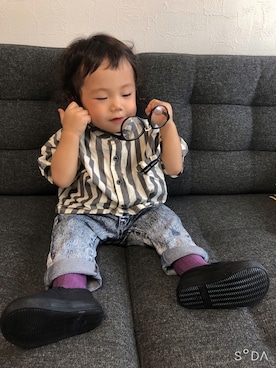 そうぱんまんさん（キッズ・70cm）の秋コーディネート