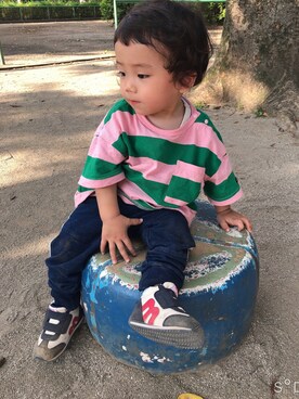 そうぱんまんさん（キッズ・70cm）の夏コーディネート