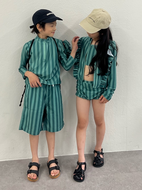セール】【WEB限定】【KIDS】ハーフZIPラッシュガード（ラッシュ