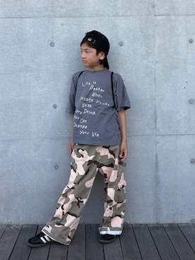 sakusakuuuunさん(キッズ・124cm)の夏コーディネート