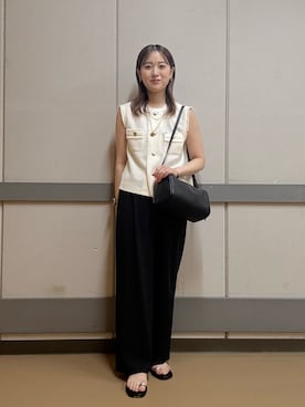 「NOLLEY’S Sophi（ノーリーズソフィ）のアイテム」を使った、AIRIさん（骨格ストレート・レディース・157cm）の夏コーディネート
