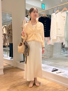 「LORISTELLA（ロリステッラ）のアイテム」を使った、AIRIさん（レディース・157cm）の春コーディネート