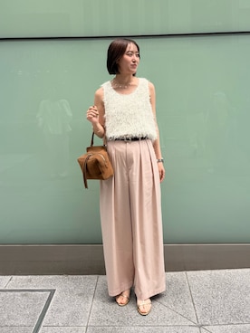 「LORISTELLA（ロリステッラ）のアイテム」を使った、AIRIさん（レディース・157cm）の夏コーディネート