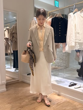 「LORISTELLA（ロリステッラ）のアイテム」を使った、AIRIさん（レディース・157cm）の春コーディネート