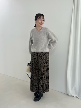 「アイテム（チャーム）」を使った、ishikawa.mさん（レディース・164cm）の秋コーディネート
