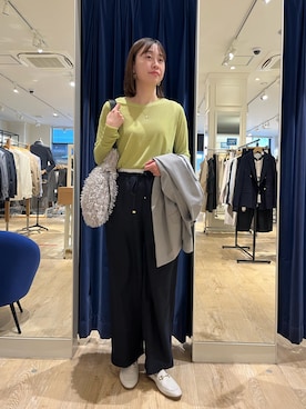 「NOLLEY'S LIGHT（ノーリーズライト）のアイテム（ジャケット/アウター）」を使った、ishikawa.mさん（骨格ウェーブ・レディース・164cm）の冬コーディネート