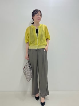 「NOLLEY'S LIGHT（ノーリーズライト）のアイテム」を使った、ishikawa.mさん（骨格ウェーブ・レディース・164cm）の夏コーディネート