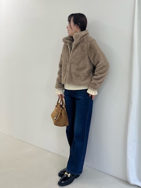 「アイテム（チャーム）」を使った、ishikawa.mさん（レディース・164cm）の秋コーディネート