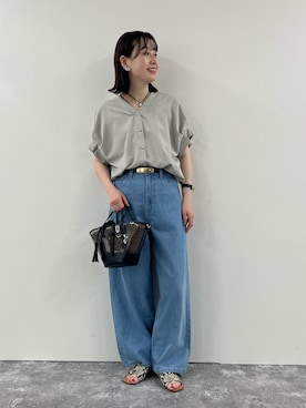 「NOLLEY'S LIGHT（ノーリーズライト）のアイテム」を使った、ishikawa.mさん（骨格ウェーブ・レディース・164cm）の春コーディネート