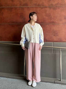 「MICO COULIER（ミコクリエ）のアイテム」を使った、ishikawa.mさん（レディース・164cm）の春コーディネート