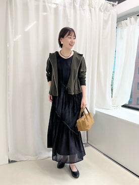 「MOHI（モヒ）のアイテム」を使った、ishikawa.mさん（レディース・164cm）の夏コーディネート