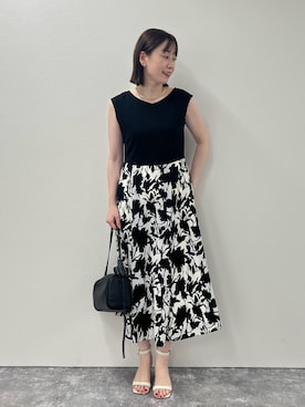 「NOLLEY’S（ノーリーズ）のアイテム」を使った、ishikawa.mさん（骨格ウェーブ・レディース・164cm）の夏コーディネート