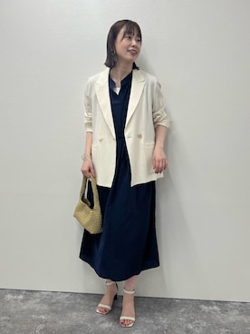 「NOLLEY'S LIGHT（ノーリーズライト）のアイテム」を使った、ishikawa.mさん（骨格ウェーブ・レディース・164cm）の夏コーディネート