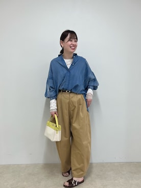 「MICO COULIER（ミコクリエ）のアイテム」を使った、ishikawa.mさん（レディース・164cm）の春コーディネート