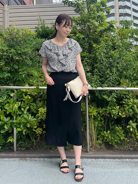 「NOLLEY'S LIGHT（ノーリーズライト）のアイテム」を使った、ishikawa.mさん（骨格ウェーブ・レディース・164cm）の夏コーディネート