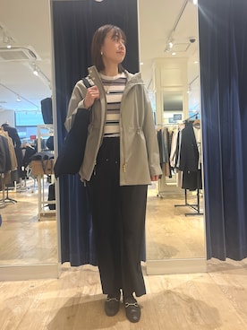 「ママファッション」｜「アイテム（ブルゾン）」を使った、ishikawa.mさん（レディース・164cm）の冬コーディネート