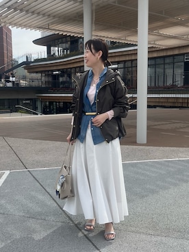 「MICO COULIER（ミコクリエ）のアイテム」を使った、ishikawa.mさん（レディース・164cm）の春コーディネート