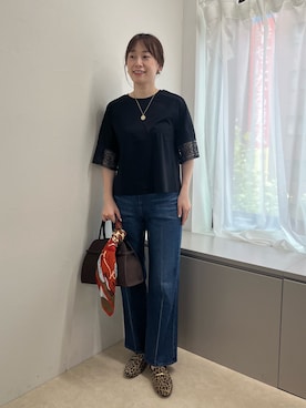 「NOLLEY’S（ノーリーズ）のアイテム」を使った、ishikawa.mさん（骨格ウェーブ・レディース・164cm）の夏コーディネート