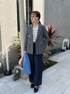 「アイテム（チャーム）」を使った、ishikawa.mさん（レディース・164cm）の秋コーディネート