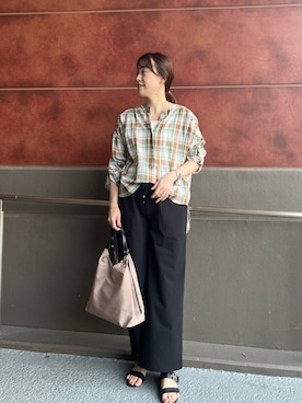 「アイテム（リング、グレー系）」を使った、ishikawa.mさん（レディース・164cm）の夏コーディネート