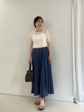 「LORISTELLA（ロリステッラ）のアイテム」を使った、ishikawa.mさん（レディース・164cm）の夏コーディネート